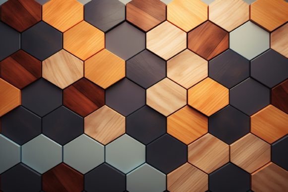 Download Hexagonal Wood Pattern Background - Wood pattern Collection