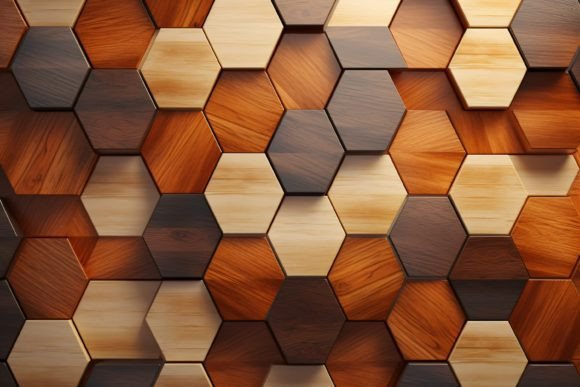 Download Hexagonal Wood Pattern Background - Wood pattern Collection