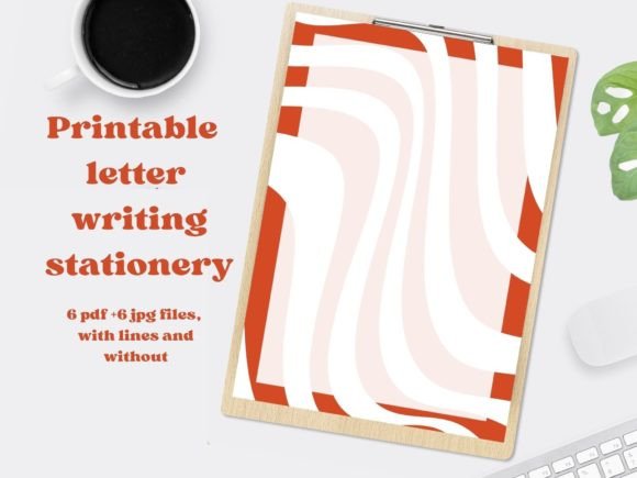 Download Geometric Letter Paper Stationery Set - Paper stationery Collection