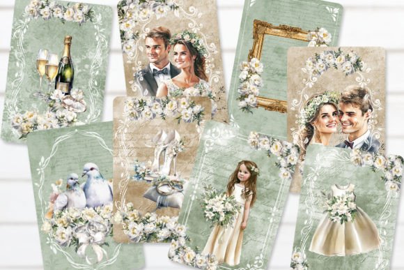Download Bohemian Wedding Cards for Card Making - Card making Collection