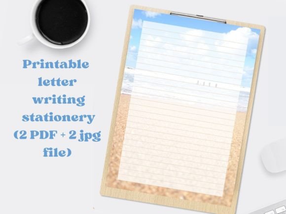 Download Sea Writing Letter Paper Stationery - Paper stationery Collection