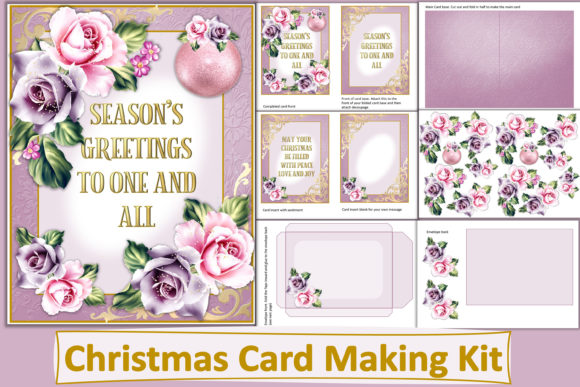 Download Christmas Card Making Kit JPEG and PDF - Card making Collection