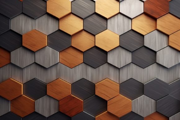 Download Hexagonal Wood Pattern Background - Wood pattern Collection