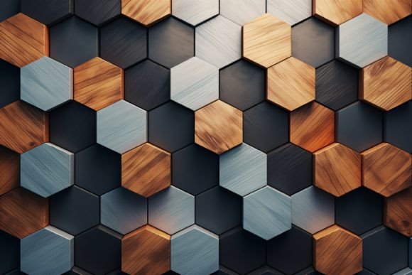 Download Hexagonal Wood Pattern Background - Wood pattern Collection
