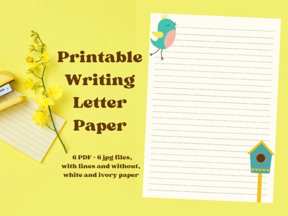 Download Funny Bird Letter Paper Stationery - Paper stationery Collection