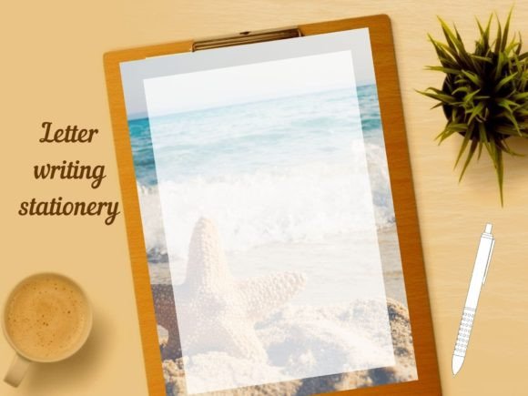 Download Sea Star Letter Paper Stationery - Paper stationery Collection