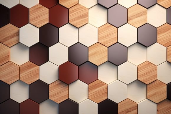 Download Hexagonal Wood Pattern Background - Wood pattern Collection